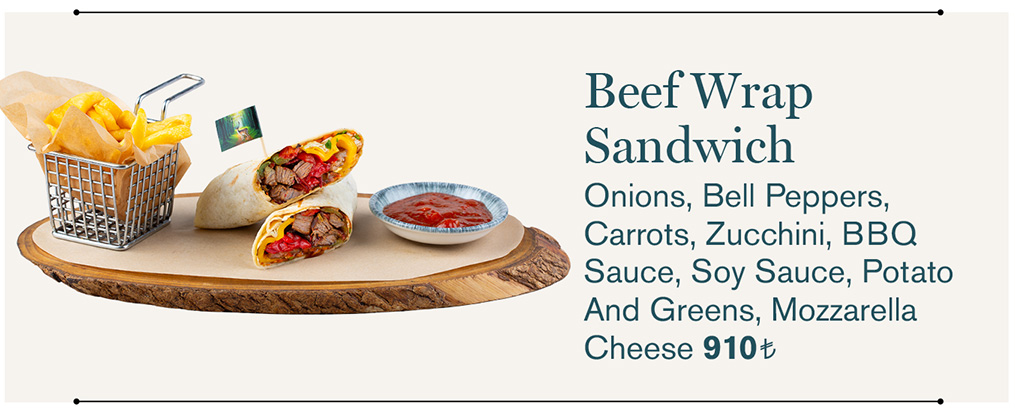 Beef Wrap Sandwich