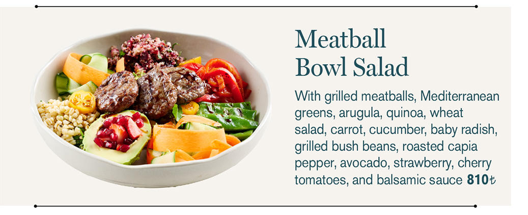 Meatball Bowl Salad