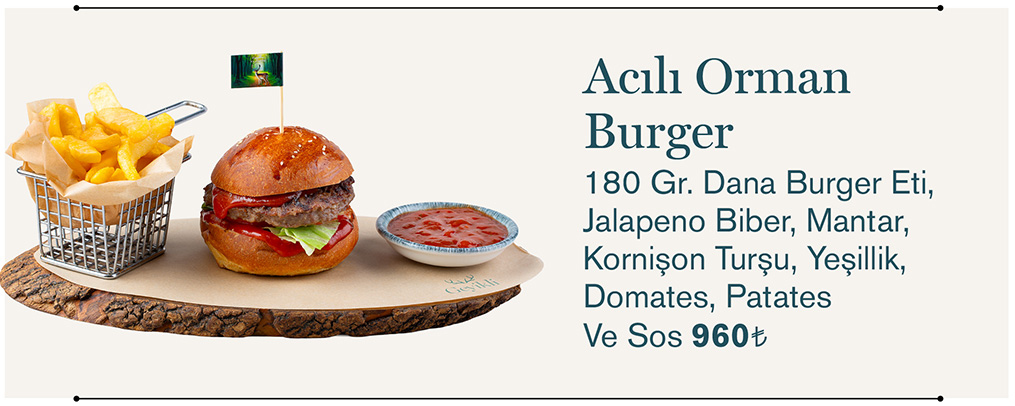 Acılı Orman Burger