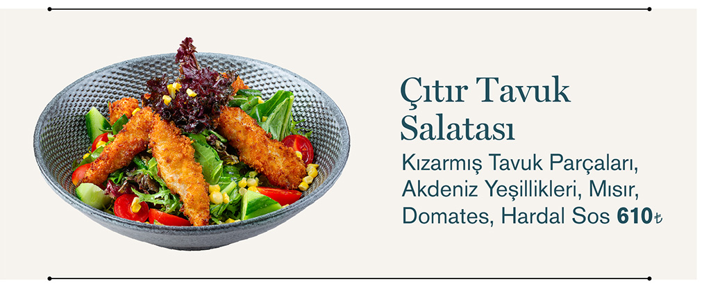 Çıtır Tavuk Salatası