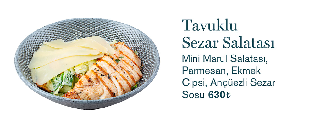 Tavuklu Sezar Salatası
